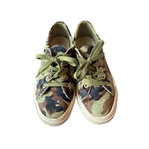 Superga LEAHORSE women's Shoes Trainers 38 / 7.5 haircalf camouflage